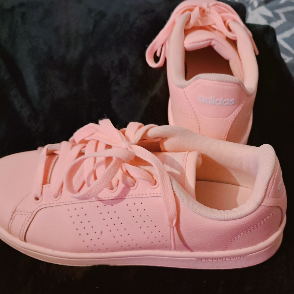 Adidas Light Pink Athletic Shoes